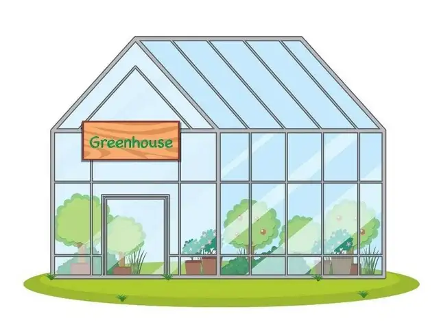 What are the key features of a greenhouse design?