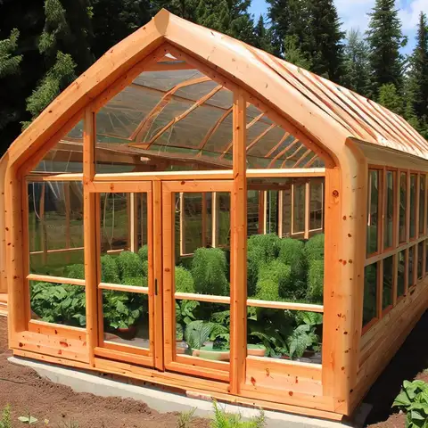 cedar greenhouse plans