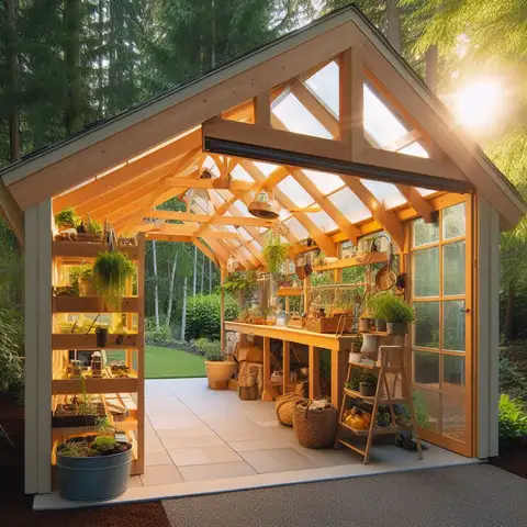 Garage Greenhouse