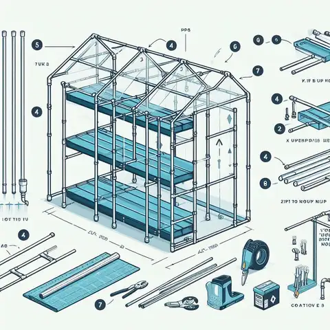 How to Make Cheap Greenhouse Shelves