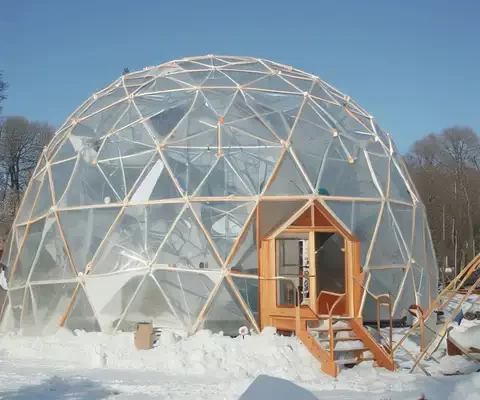 build a geodesic dome home
