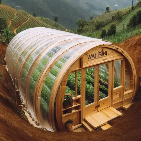 build a walipini greenhouse