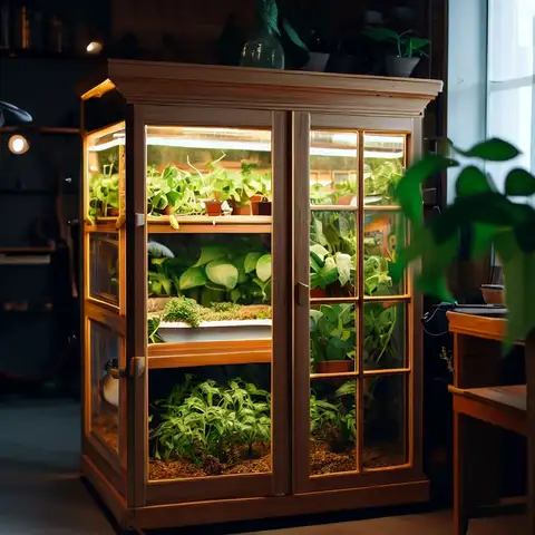 indoor greenhouse cabinet