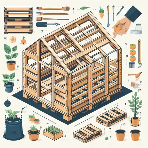How to Build a Pallet Greenhouse