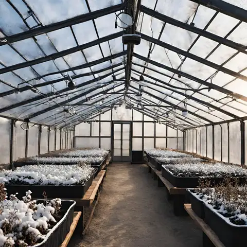 Small greenhouse temperature in winter - How To Heat A Greenhouse In Winter For Free