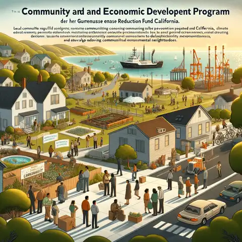 The Community and Economic Development program under the Greenhouse Gas Reduction Fund California